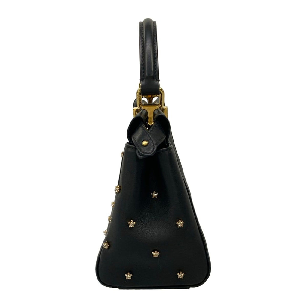 Fendi Handbag Peekaboo XS Black Gold Rhinestone Star — view 2