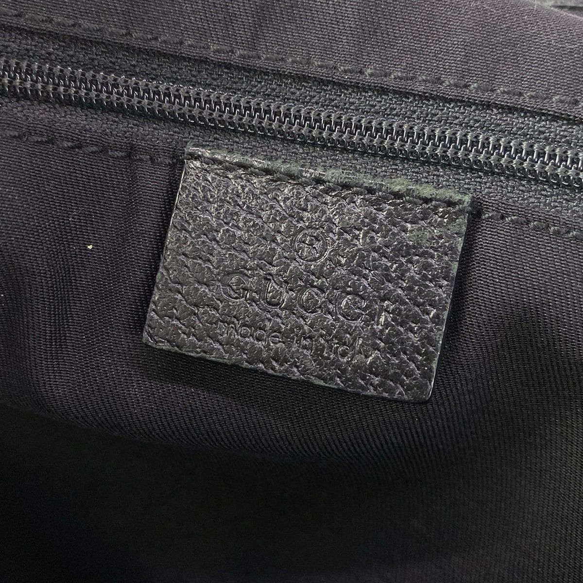 Gucci Tote Prince GG Pattern Sherry Black Green Red Leather — view 8