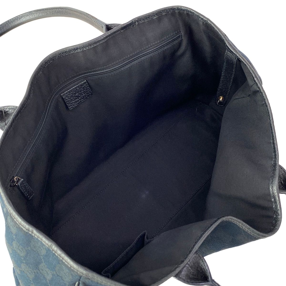 Gucci Tote Prince GG Pattern Sherry Black Green Red Leather — view 7