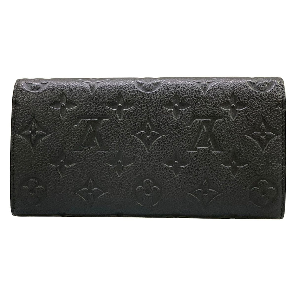Louis Vuitton Wallet Monogram Empreinte Portefeuille Emily Noir Leather — view 2