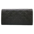 Louis Vuitton Wallet Monogram Empreinte Portefeuille Emily Noir Leather — view 2