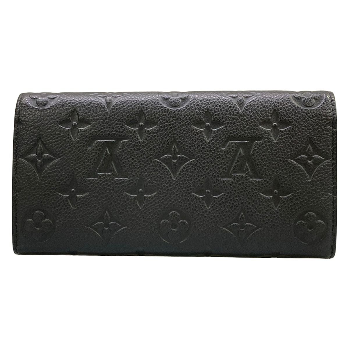 Louis Vuitton Wallet Monogram Empreinte Portefeuille Emily Noir Leather — view 2