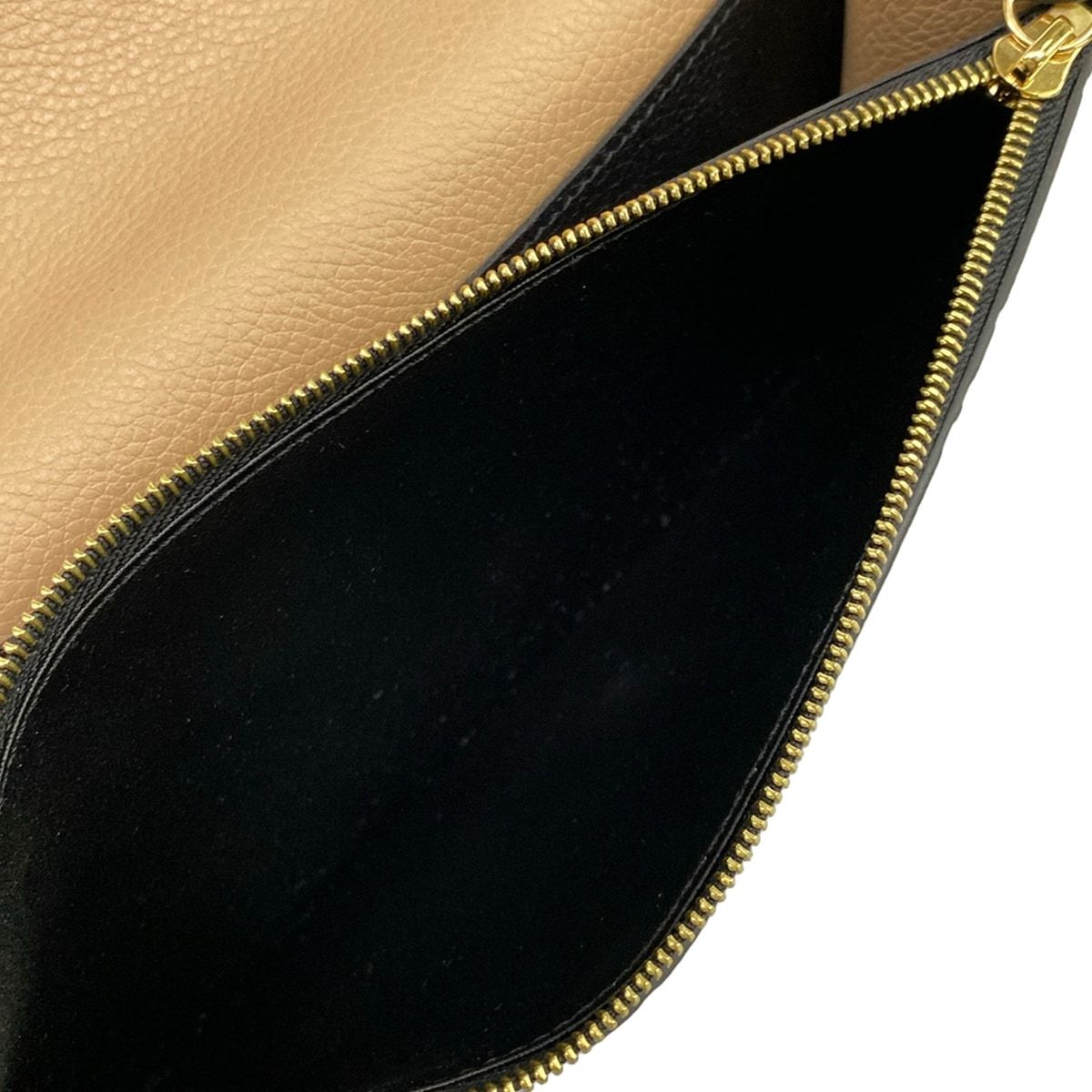 Louis Vuitton Wallet Monogram Empreinte Portefeuille Emily Noir Leather — view 5