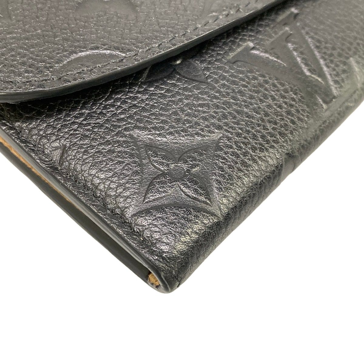 Louis Vuitton Wallet Monogram Empreinte Portefeuille Emily Noir Leather — view 7