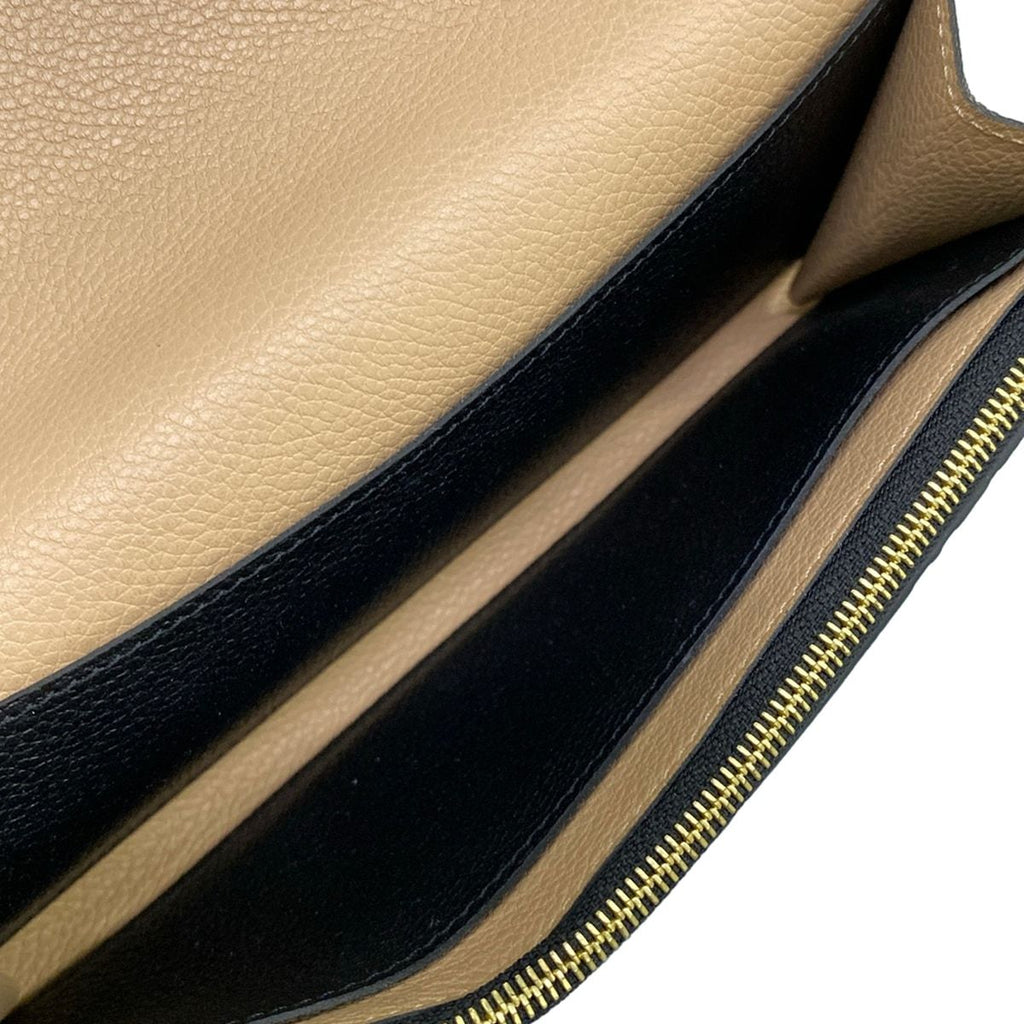 Louis Vuitton Wallet Monogram Empreinte Portefeuille Emily Noir Leather — view 4