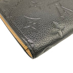 Louis Vuitton Wallet Monogram Empreinte Portefeuille Emily Noir Leather — view 8