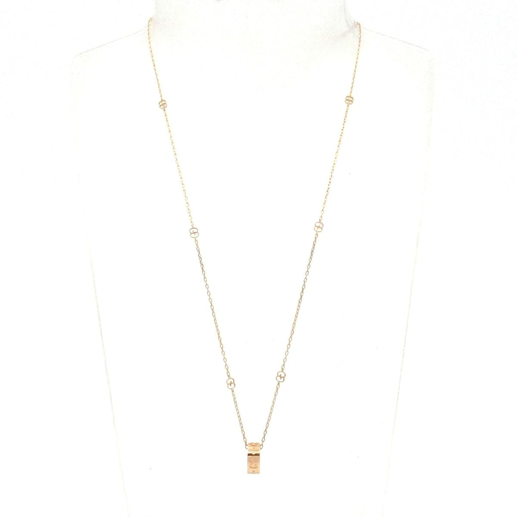 Gucci Necklace Icon Heart 18k Pink Gold — view 2