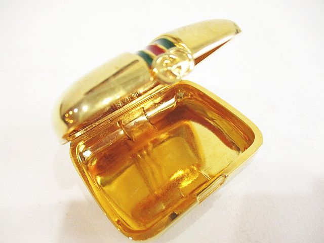 Gucci Perfume Bottle Case Sherry Line Gold Vintage — view 6