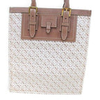Loewe Repeat Anagram Tote Beige Canvas Leather — view 2