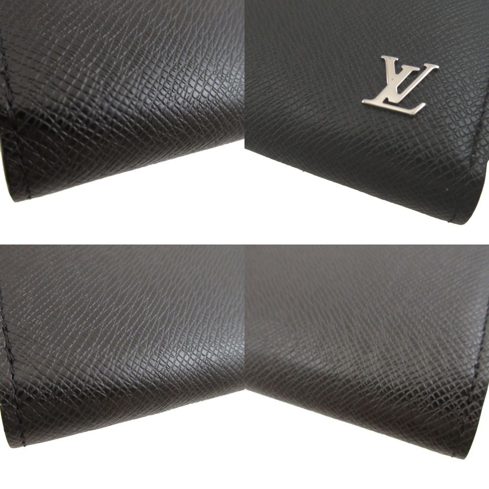 Louis Vuitton Taiga Zippy Dragonne Black L-shaped Zipper Wallet — view 6