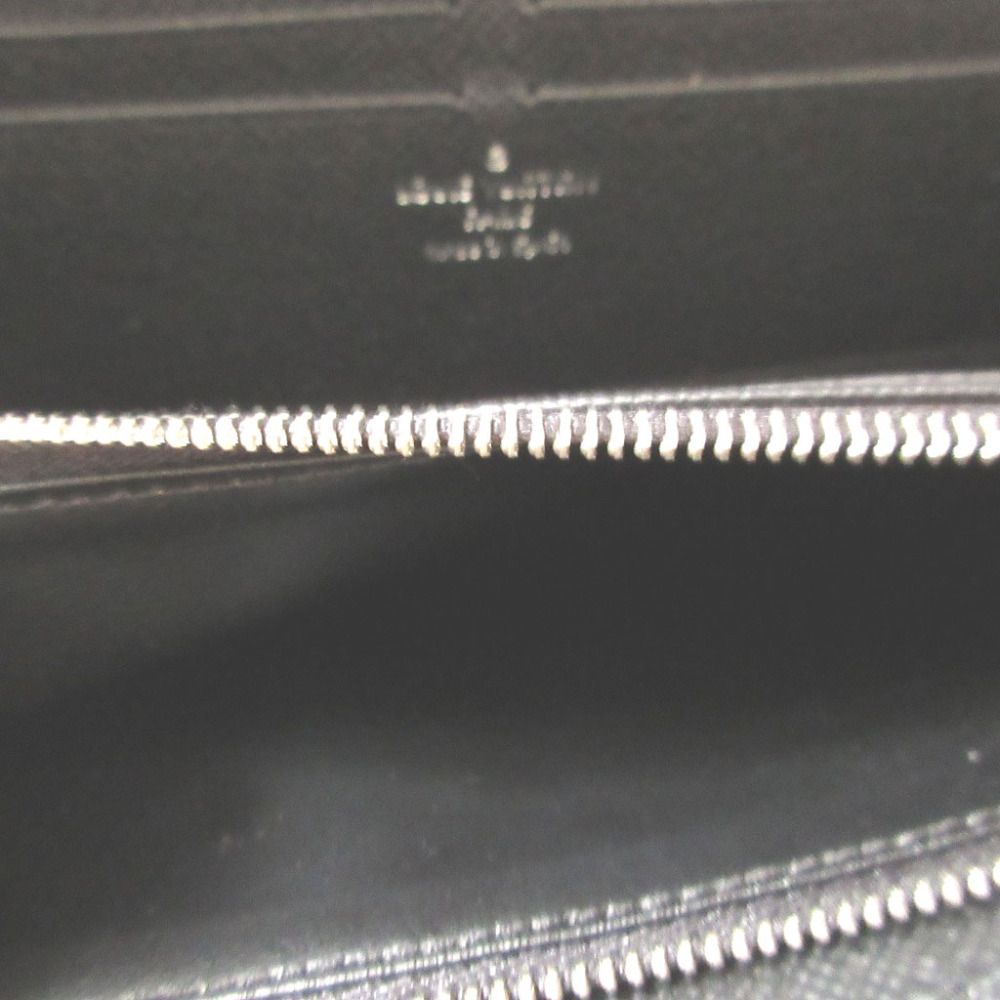 Louis Vuitton Taiga Zippy Dragonne Black L-shaped Zipper Wallet — view 5