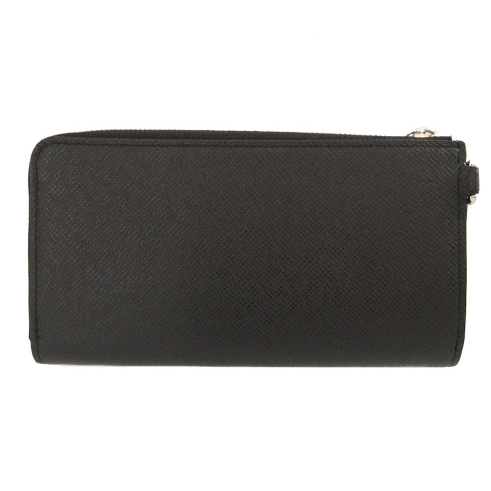 Louis Vuitton Taiga Zippy Dragonne Black L-shaped Zipper Wallet — view 3