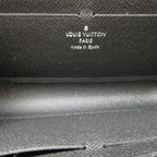Louis Vuitton Taiga Zippy Dragonne Black L-shaped Zipper Wallet — view 7