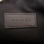 Saint Laurent Paris Skull Canvas Leather Black Clutch — view 7