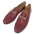 Gucci Jordan Horsebit Guccissima Leather 38 Bordeaux Loafers