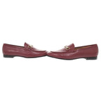Gucci Jordan Horsebit Guccissima Leather 38 Bordeaux Loafers — view 6