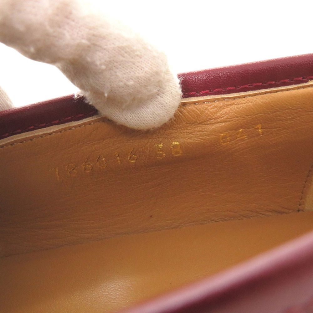 Gucci Jordan Horsebit Guccissima Leather 38 Bordeaux Loafers — view 9