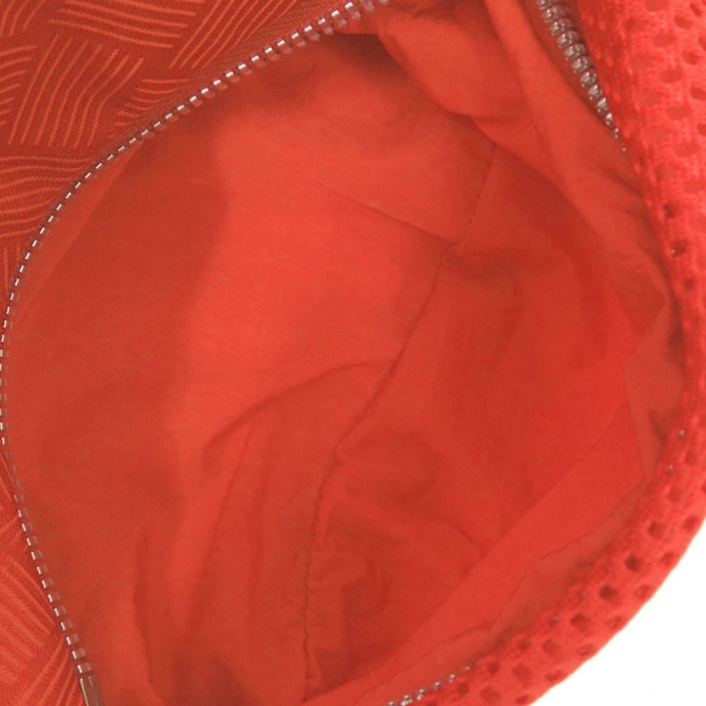 Bottega Veneta Intrecciato Pattern Orange Belt — view 8