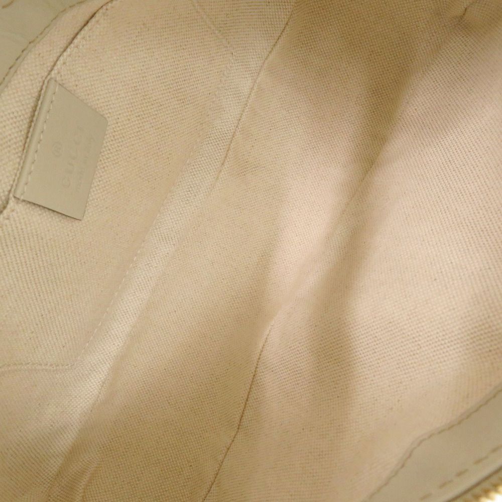 Gucci Guccissima Leather White Shoulder — view 5