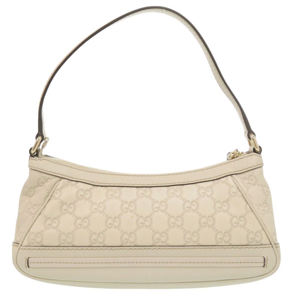 Gucci Guccissima Leather White Shoulder — view 2