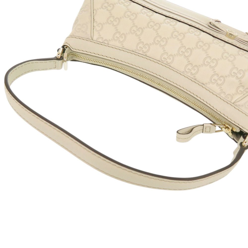 Gucci Guccissima Leather White Shoulder — view 7