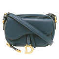 Dior Mini Saddle 43 MA Leather Blue Shoulder