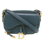 Dior Mini Saddle 43 MA Leather Blue Shoulder