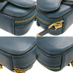 Dior Mini Saddle 43 MA Leather Blue Shoulder — view 4
