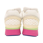 Chanel CC Logo 37 Leather Suede Mesh White Multicolor Sneakers — view 4