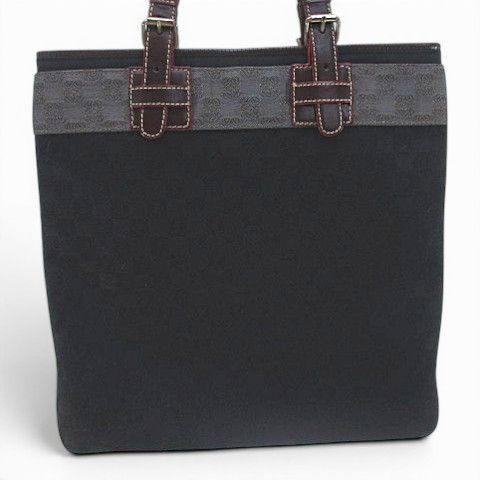Loewe Tote Anagram Beige Canvas Leather — view 2