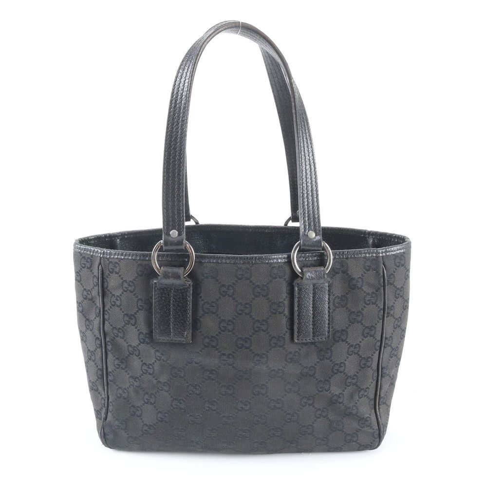 Gucci GG Canvas Leather Tote Shoulder Business Document — view 3