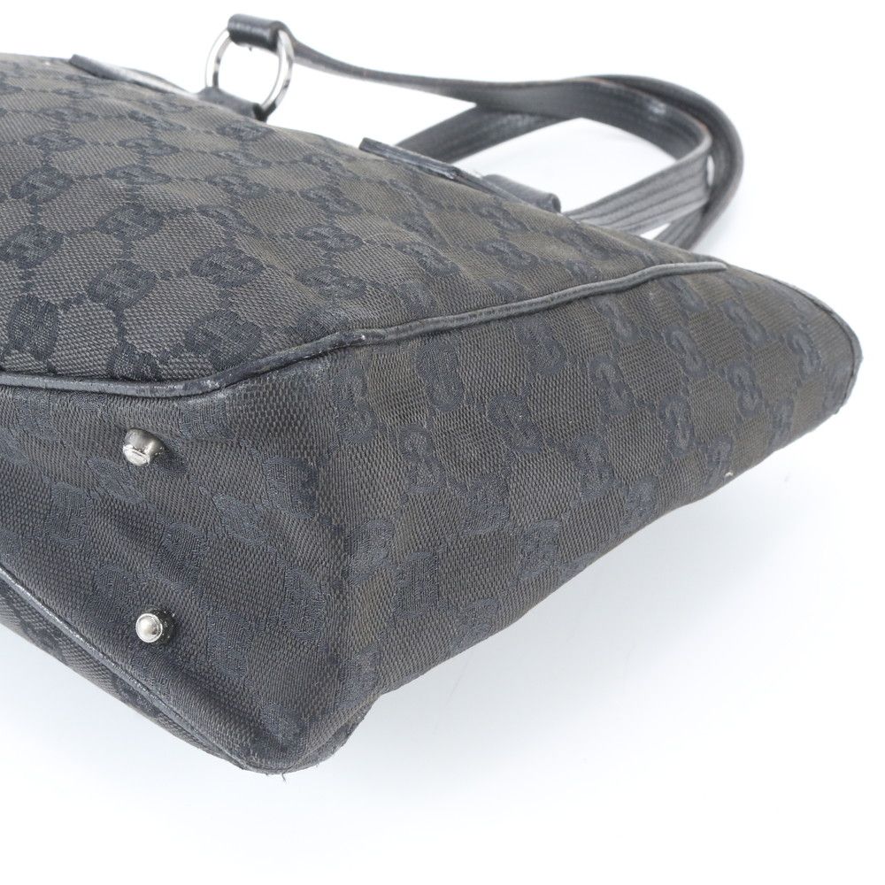 Gucci GG Canvas Leather Tote Shoulder Business Document — view 4