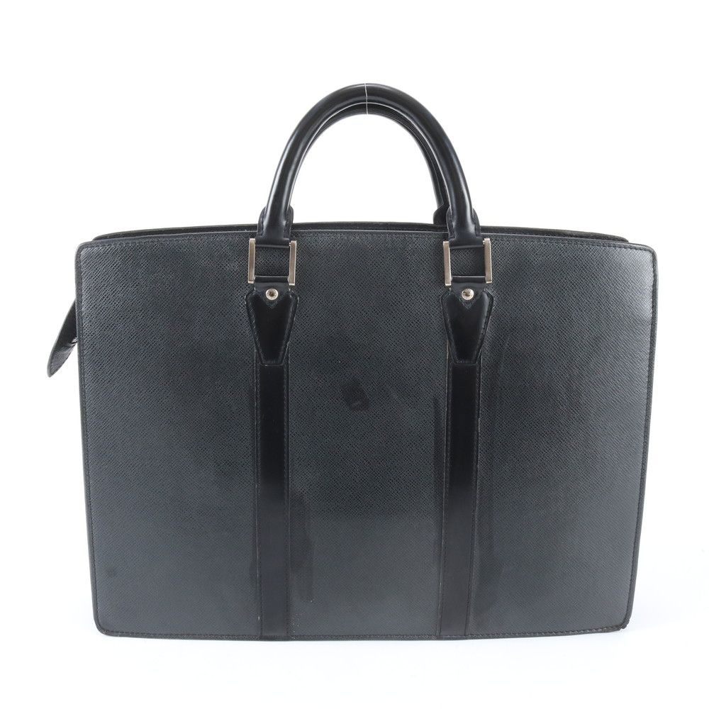 Louis Vuitton Taiga Porte Document Man Rose Leather Business Tote — view 3