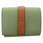 Loewe Anagram Small Wallet Calf Green Trifold
