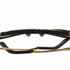 Louis Vuitton Mascot Metal Acetate Black Gold Sunglasses Eyewear — view 4