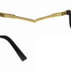Louis Vuitton Mascot Metal Acetate Black Gold Sunglasses Eyewear — view 6
