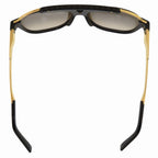 Louis Vuitton Mascot Metal Acetate Black Gold Sunglasses Eyewear — view 7