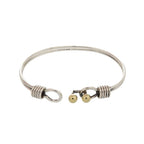 Tiffany & Co Double Hook 925 Sterling Silver 750 Bangle Bracelet — view 4