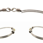 Tiffany & Co Double Hook 925 Sterling Silver 750 Bangle Bracelet — view 5