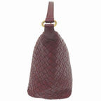 Bottega Veneta Intrecciato Leather Bordeaux Handbag — view 6