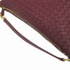 Bottega Veneta Intrecciato Leather Bordeaux Handbag — view 5