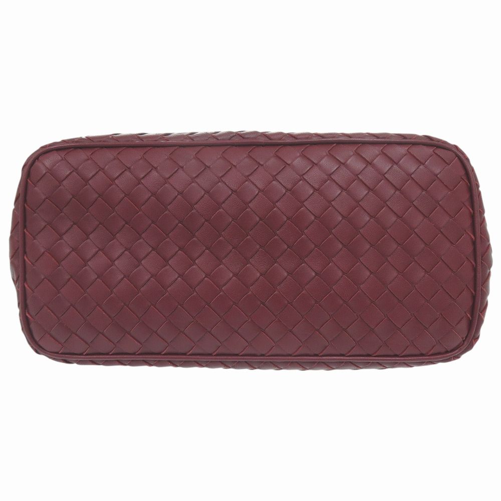 Bottega Veneta Intrecciato Leather Bordeaux Handbag — view 4