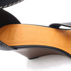 Loewe Gate Wedge Sandals Black — view 6
