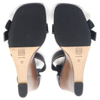 Loewe Gate Wedge Sandals Black — view 5