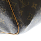 Louis Vuitton Monogram Speedy 40 Boston Bag Brown Leather Gold — view 6
