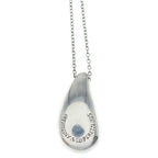 Tiffany & Co Large Teardrop Long Necklace Silver — view 3