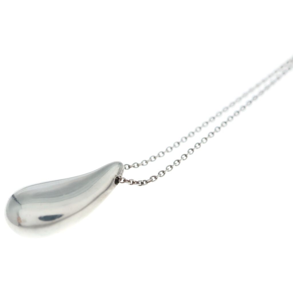 Tiffany & Co Large Teardrop Long Necklace Silver — view 6