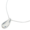 Tiffany & Co Large Teardrop Long Necklace Silver