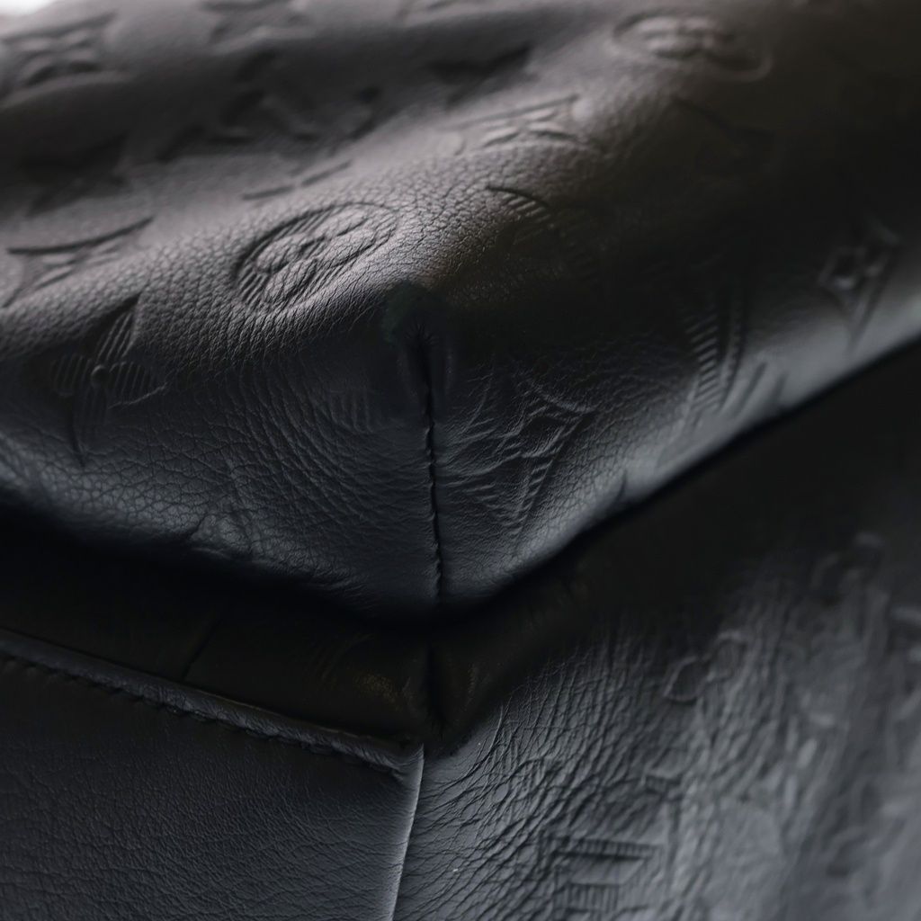 Louis Vuitton Monogram Shadow Discovery Backpack Black Leather — view 6