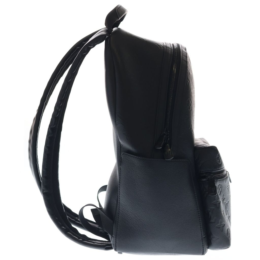 Louis Vuitton Monogram Shadow Discovery Backpack Black Leather — view 3